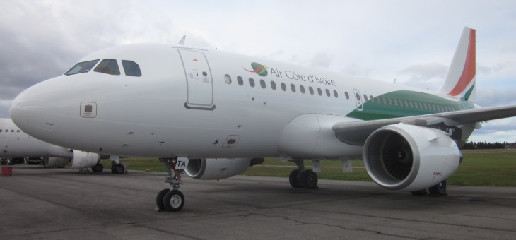 A319 Air Cote d’Ivoire livery.